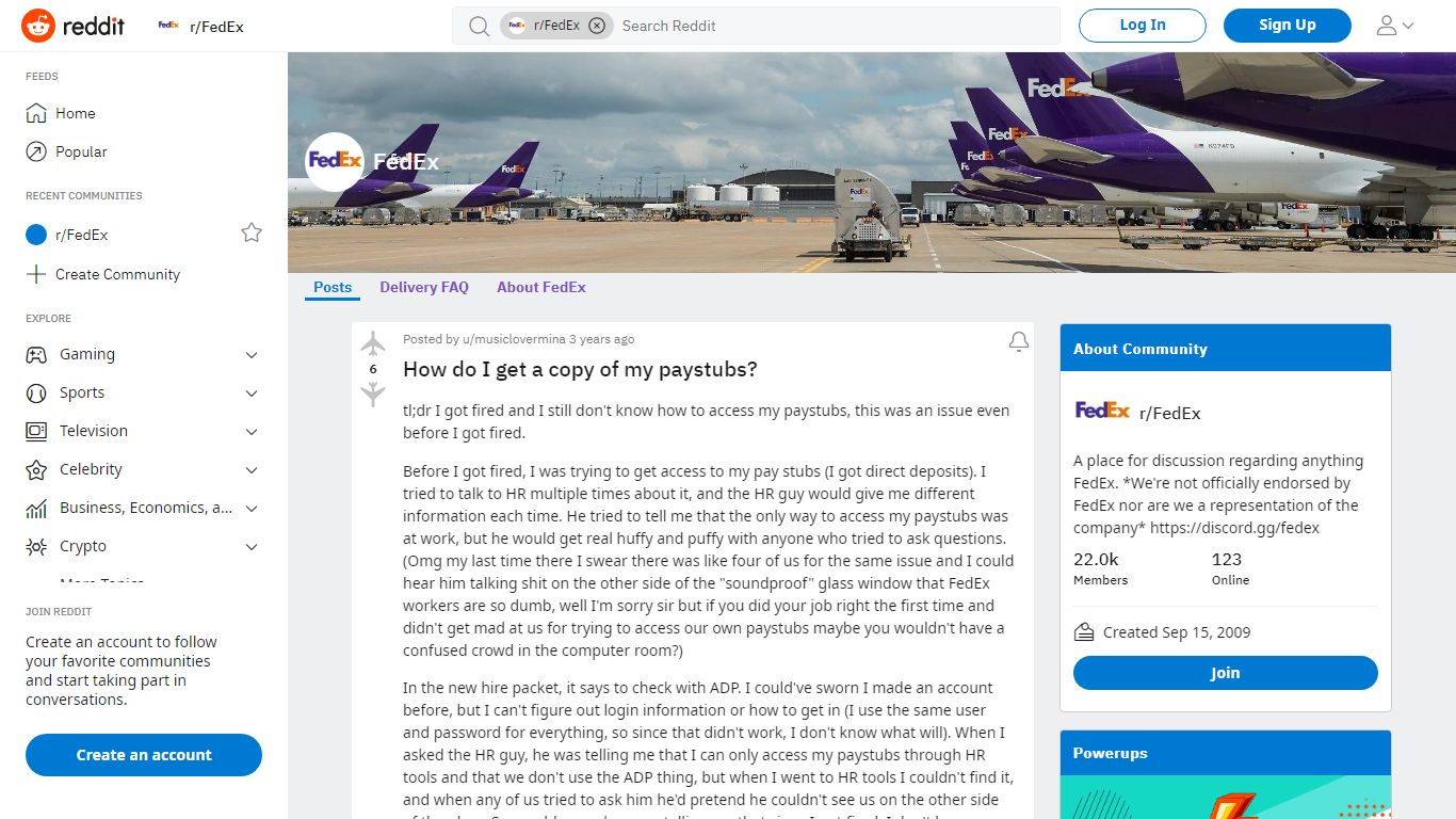 How do I get a copy of my paystubs? : FedEx - reddit